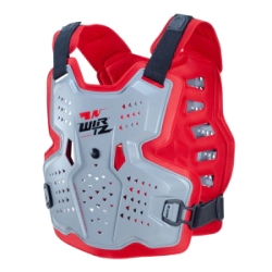 Pechera Elevate Gris/Rojo Enduro Motocross MTB Downhill