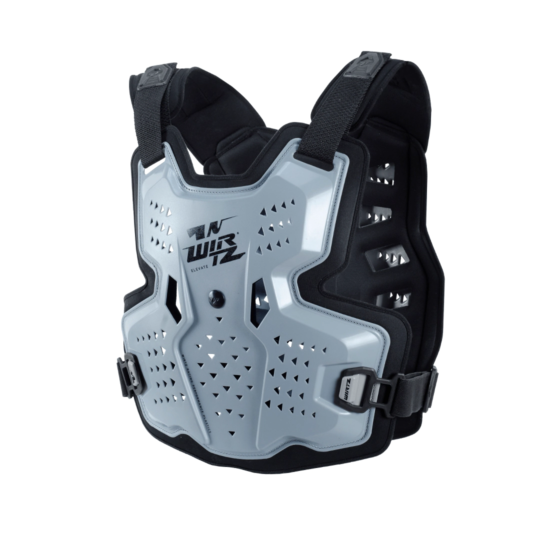 Pechera Elevate Gris/Negro Enduro Motocross MTB Downhill