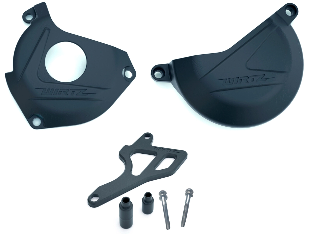 	Tapas de Motor de Encendido y Embrague + Cubre Pi�on Wirtz para Honda Tornado XR 250