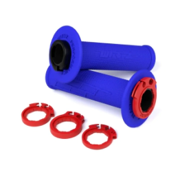 Pu�os de Moto Lock On CRF KXF KLX 300R KLX300L RMZ KTM YZF Azul