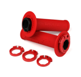 Pu�os de Moto Lock On CRF KXF KLX 300R KLX300L RMZ KTM YZF Rojo