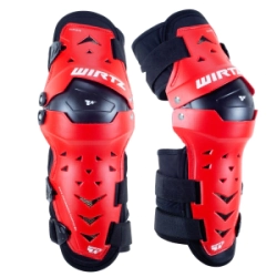 Rodillera Articulable Wirtz Elevate Rojo Negro Talle S/M
