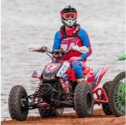 Pu�os ATV Banshee Raptor Warrior Quad Cuatriciclo Rojo