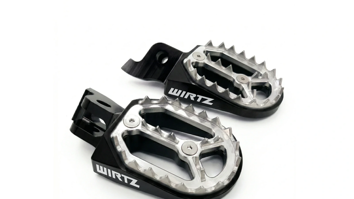 Pedalines Kawasaki KLX 300L KLX 300R  Anchos Wirtz 