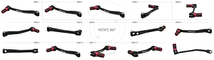 Palanca de Cambios Honda XR 150L, CRF 150R, CRF 230R